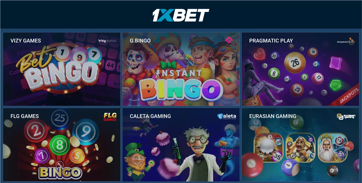 Bingo games at 1xBet